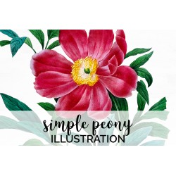 Simple Peony