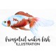 Fringetail Wakin Fish